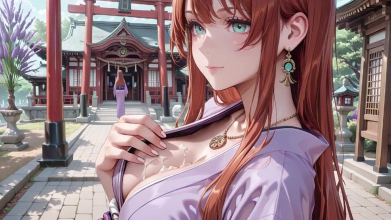 Tay Swift X: Zrzaká bohyně Kimono! Klečí pod svatou bránou Torii, upravuje své...