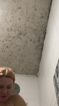 Pregnant 8th Month Shaving, Face in