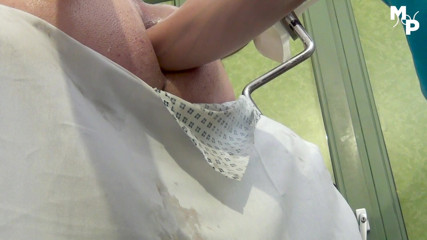 Marcus Pollack Gay: Pornstar Marcus Pollack on doctors gyno chair for extreme anal