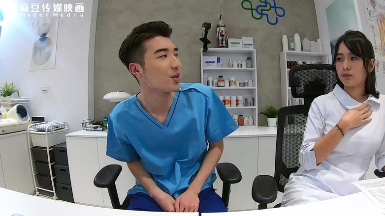 ModelMedia Asia: Mdwp-0015 淫行医院／柜台底下强制性爱