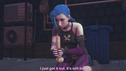 Waifu club 3D: Jinx ko bare land ka hastamaithun karna pasand hai