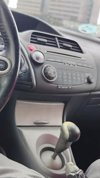 Blowjob in a Car Nerdy Girl Cum in Mouth Rainy Day