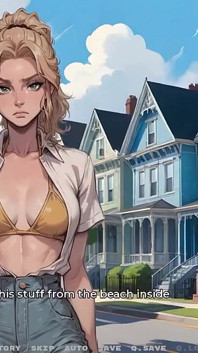 BBCが継母とセックスしている間、白人の女の子は見ています-私の新しいGF#8-ルール34ゲーム