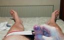 TheUKHairyBear: Reino Unido, urso peludo jockstrap punheta sem ejaculação