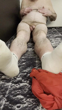 Coach Karl Feet White Socks and Bare Balls [5834]
