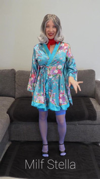 Betty in a Robe & Scarf