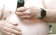 Shaving My Body, Belting Myself and Looking After the Fresh Marks of My Belt on My Tits