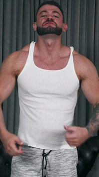 Quente Rabo Jock Fisiculturista Slay Masturba