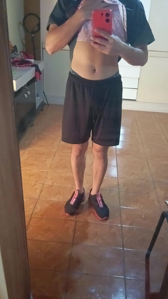 Ray Oliver: Schwarze fitness-shorts