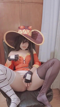 COSPLAY MEGUMIN MASTURBUJE!