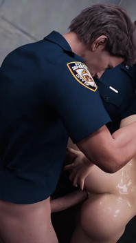 All Sex Scenes From the Game - the Prison Guard 0.4
