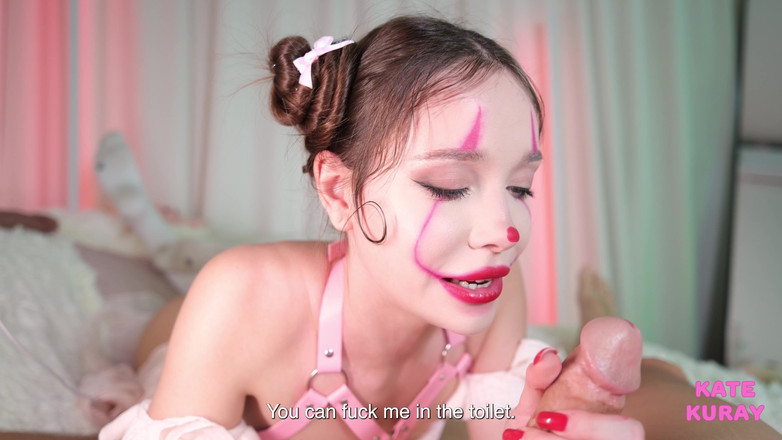 Kate Kuray: Pennywise succhia abilmente e prende sperma sul suo viso