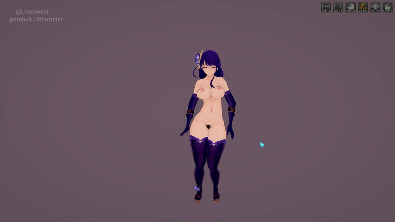 Lorysweet: Animasi hentai tarian seksi raiden shogun phut hon yang semok