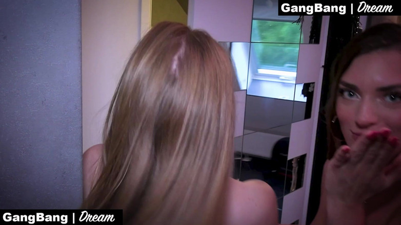 GangBang-Dream: Acil olarak sperme ihtiyacın var! Lisa ve Penny - Creampie Gangbang