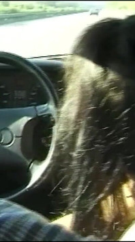 Slutty MILF Sucks Big Cock in Car Then Fucks Her on Highway