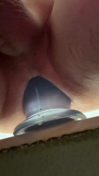 Ass Test with a Huge Plug