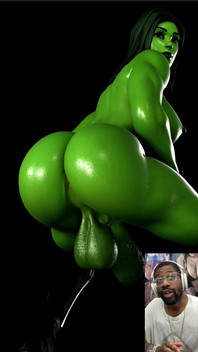 This Futa Cock Milky Breast Ass She-hulk Twerking Animation Is Better Than the Original