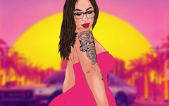 Back Alley Toonz: Gigi modella di culo rotondo è tornato di nuovo