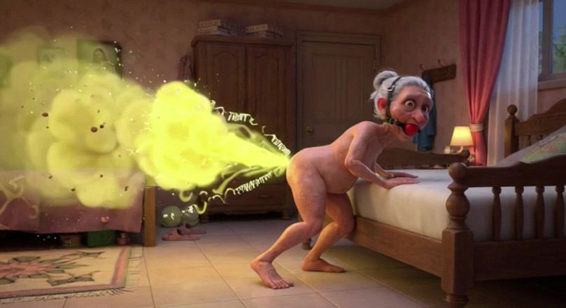 YOUR BEST FANTASY: Granny Farting Heavily in Bedroom - Long &amp; Stinky Farts