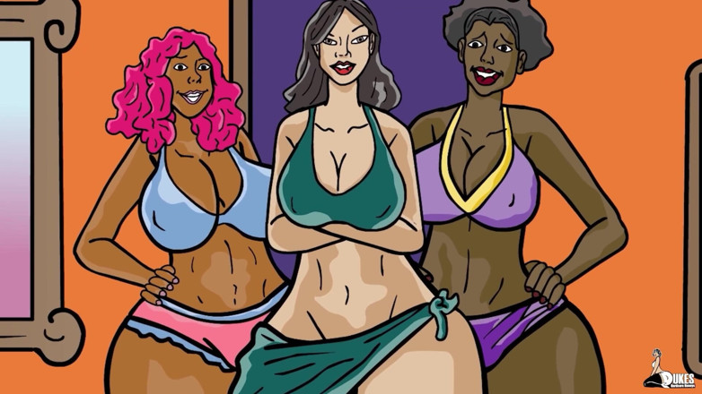 Dukes Hardcore Honeys: Curvilínea Esposa Trai O Marido Enquanto Está De Férias