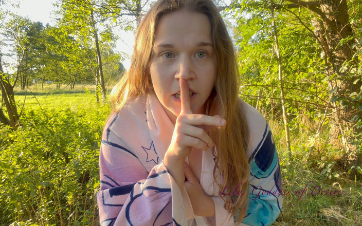 Lily, Goddess of Desire: Girl Tempts Her Mature Neighbor During Garden Party