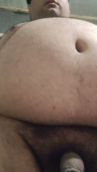 Dikke Gulzige Varkensbuik In Close-up