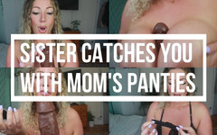 Sasha Curves: Big Stepsis Catches You with Stepmom's Panties