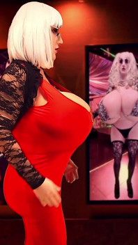 Robe Rouge Diabolique, Séductrice De Tapette