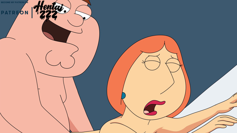 Hentai ZZZ: Familieman Lois wordt op zijn hondjes geneukt door Peter