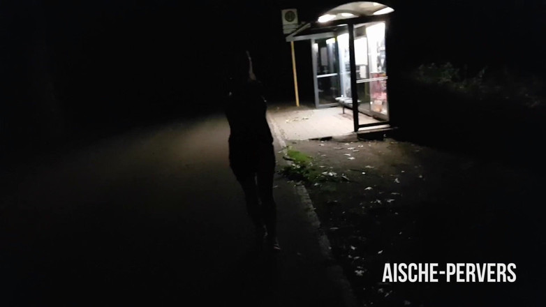 Aische Pervers: At the bus stop fucked