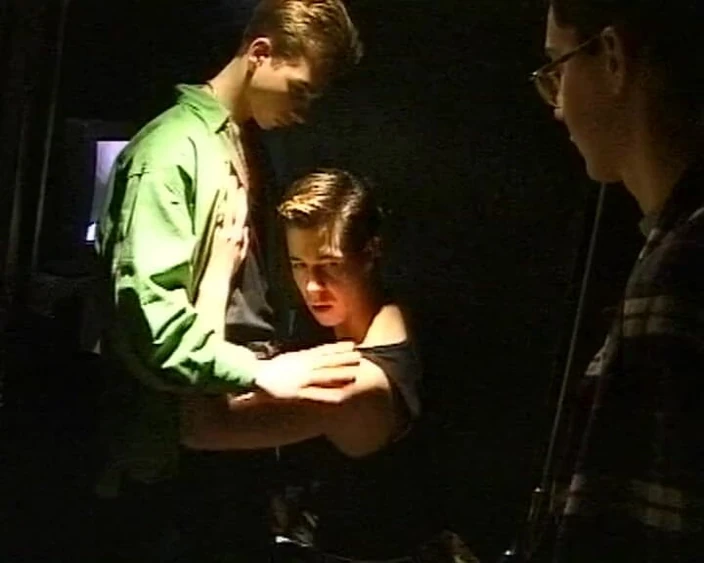 Gay 90's Vintage Porn: Похотливый мужской контакт с кожей No7