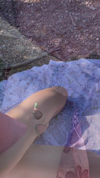 Masturbating Outdoor