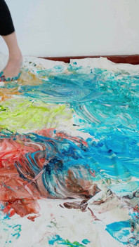 Foot Art - Painting with Feet