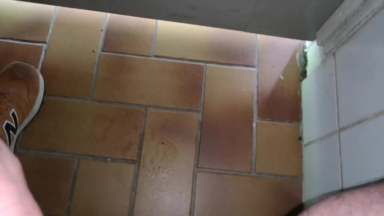 Monster_Meat_: Wanking in public toilet part 2