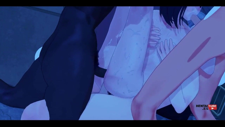 HentaiTubes: Dandadan Hentai - Momo Ayase viene scopata da 5 uomini sega, doppia...
