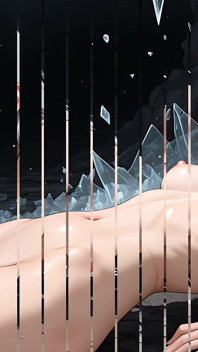 Translure capelli d'argento anime presentazione - fantasia di tempio rovinato