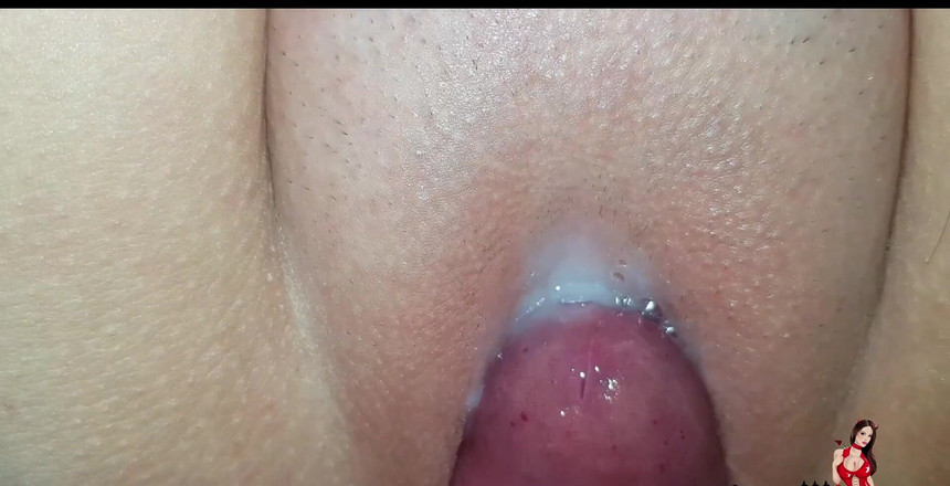 Misis SexQeenOrgasm: 邻居射在我的阴户里和上面新