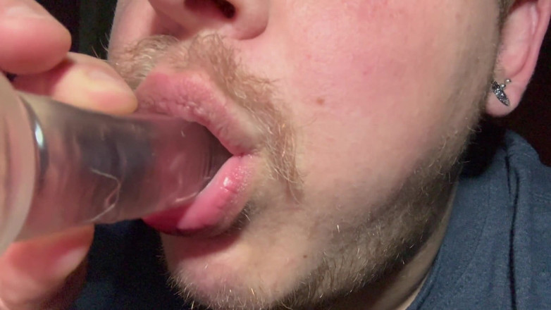 SoftBakedAfterDark: Sucking on My Dildo