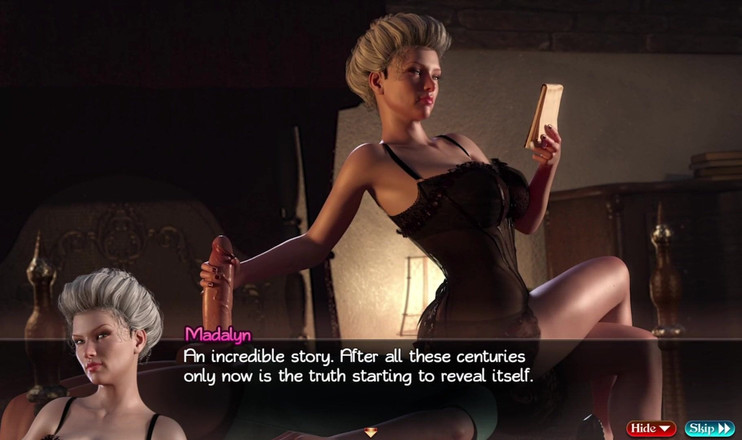 Porngame201: Treasure of Nadia - sagoscener #14 - äta MILF Madalyns fitta