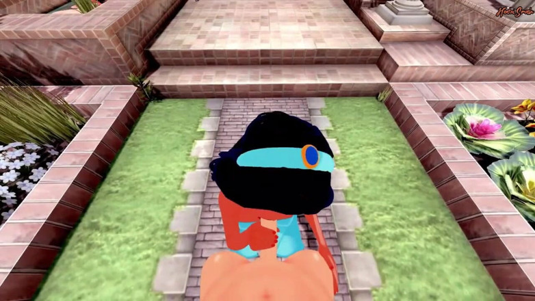 Hentai Smash: Princess Jasmine Swallows Your Cum and Gets Fucked From Your...