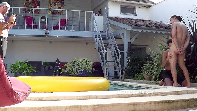 The official French bareback channel: Video dengan Anthony digunakan oleh Caue