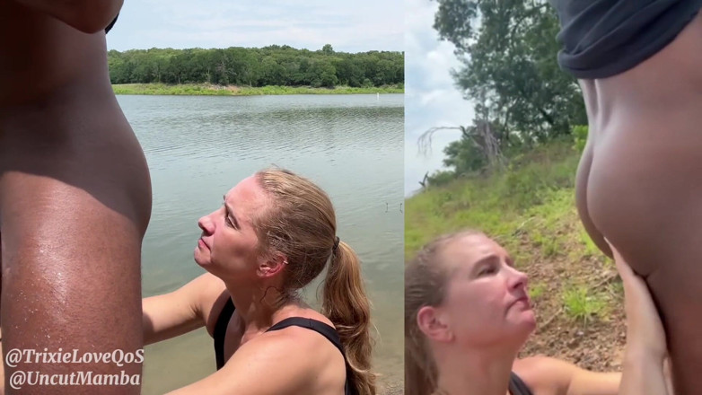 TrixieLove: MILF's Wild Hike W/bbc - Deepthroat, Anal, Rimming, Creampie
