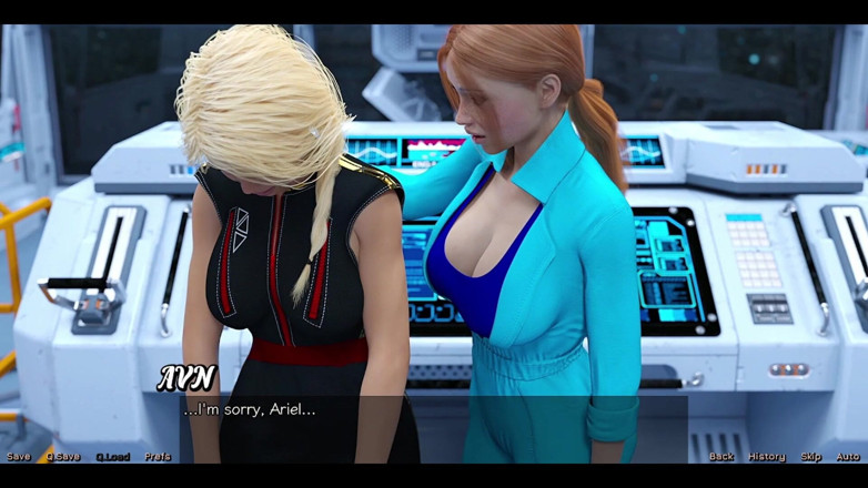 AVN Teller: Stranded in Space - Choosing Between the Stepsisters Busty Red Head...