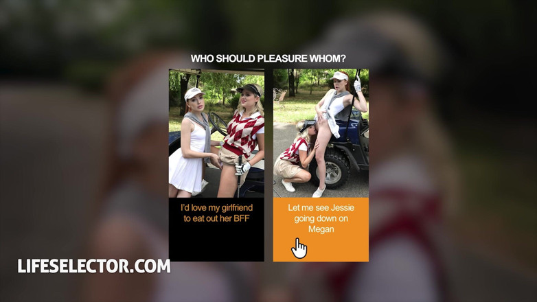 LifeSelector: Hari golf bareng megan murkovski dan jessie ames yang liar