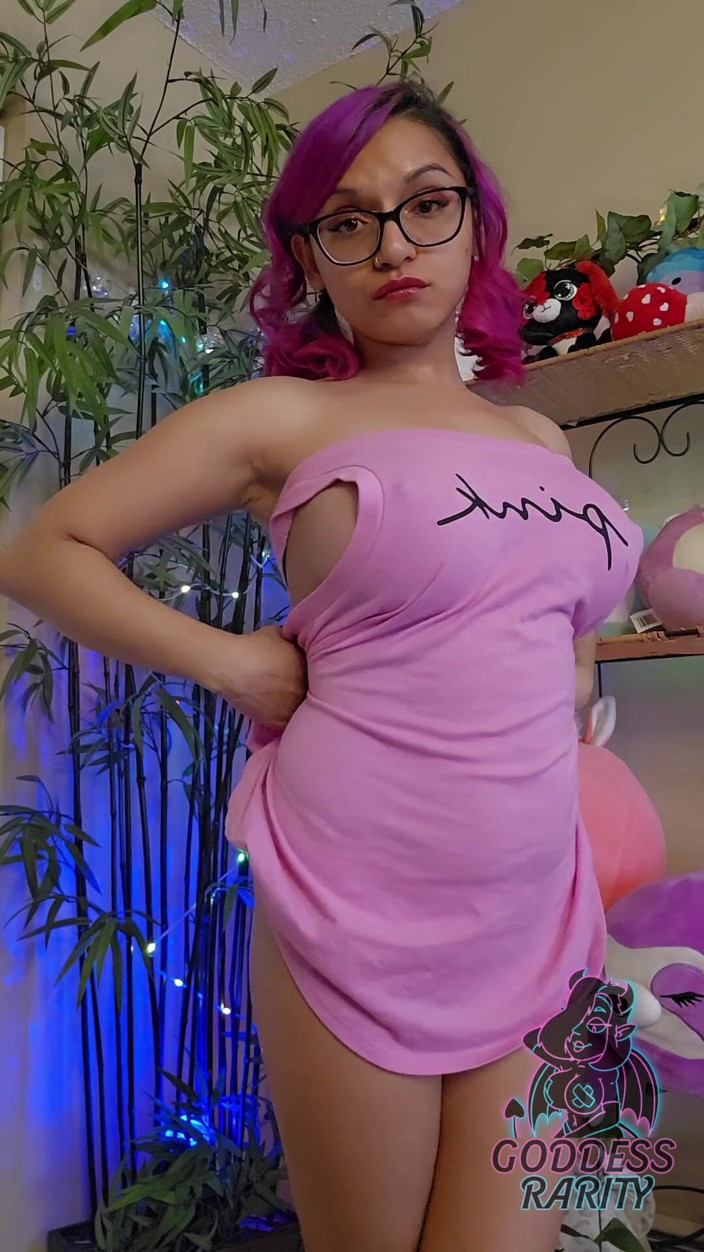 Goddess Rarity: Bohyně Rarity vám ukáže svou lásku v striptýzovém škádlení