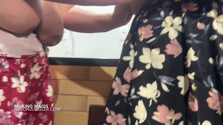 Melon Juggler: The Latina Milkmaids Analua BBW &amp; Julia Leite