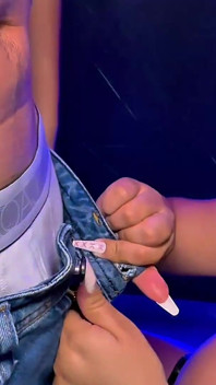Slut Latina Working as a Stripper Has Sex with a Bar Customer - Savannah Watson