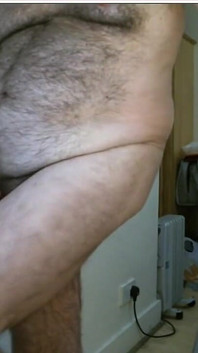 Trainer karl hat spaß während der live-cam-show