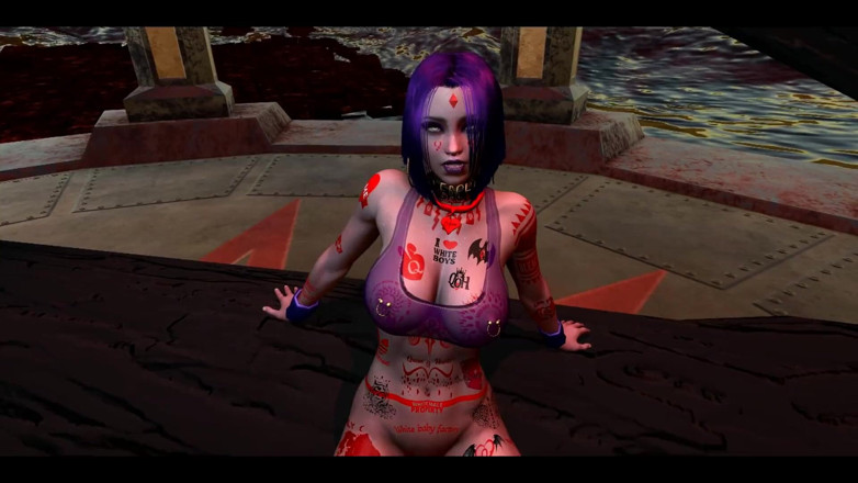 PixelAftDark: Отбеленная Демонесс Raven в аду - Хэллоуин в видео от первого лица