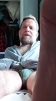 A Visit to Stepdad in His Robe
